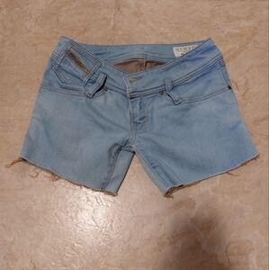 Diesel Sky Blue Denim Shorts